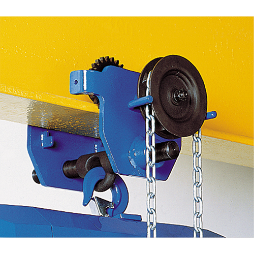Corso&reg; Geared Trolley, 10000 lbs. (5 tons) Capacity, 3-1/2" - 8-2/3" Oxymax Inc