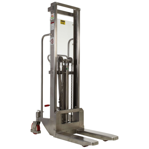 Gerbeur Hefti-Lift, M&eacute;canisme Pompe au pied, Capacit&eacute; de 880 lb, Levage max de 59" Oxymax Inc
