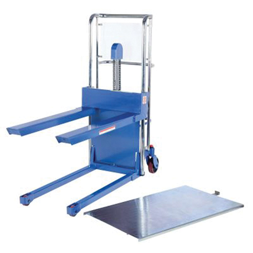 Hefti-Lift Load Stacker, Foot Pump Operated, 400 lbs. Capacity, 44" Max Lift Oxymax Inc