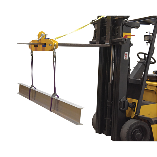 Forklift Lifting Beam, 7" x 2-1/2" Fork Pocket Oxymax Inc