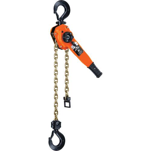 Series 653-A Ratchet Lever Hoist, 10' Lift, 6000 lbs. (3 tons) Capacity, Steel Chain Oxymax Inc