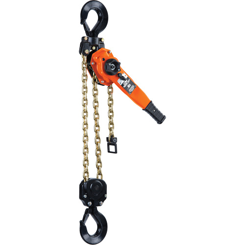 Series 653-A Ratchet Lever Hoist, 5' Lift, 12000 lbs. (6 tons) Capacity, Steel Chain Oxymax Inc