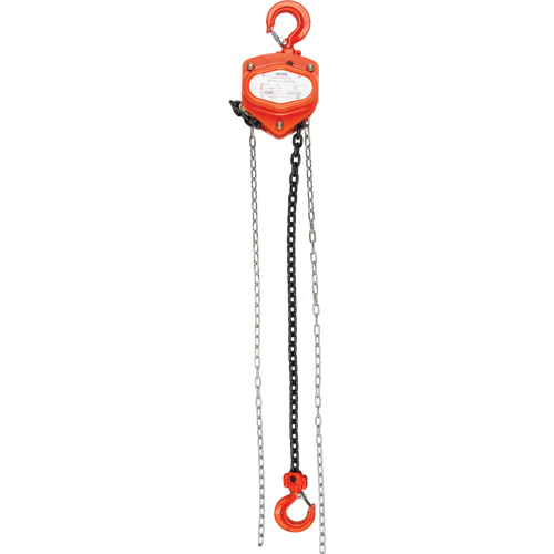 Chain Hoist, 20' Lift, 6000 lbs. (3 tons) Capacity, Alloy Steel Chain Oxymax Inc