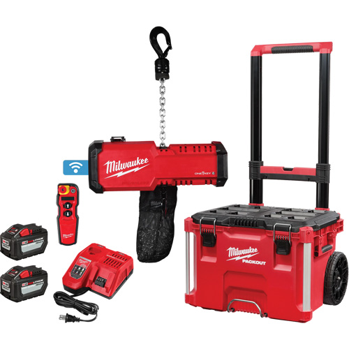 M18 Compact 1-Ton Chain Hoist with ONE-KEY, 2204 lbs. (1 tons) Capacity Oxymax Inc