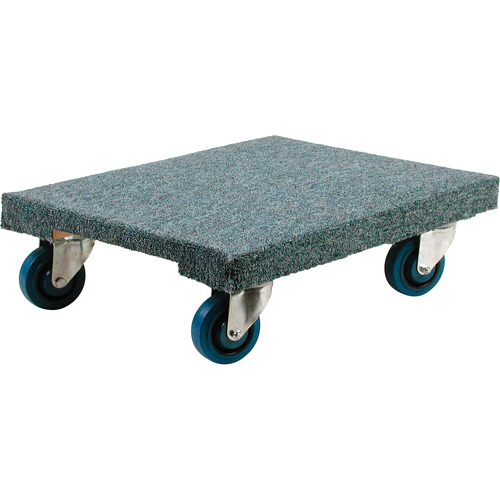 Wood Dollies - Heavy-Duty, Rubber Wheels, 1400 lbs. Capacity, 18" W x 30" D x 7" H Oxymax Inc