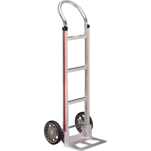 Knocked Down Hand Truck, Continuous Handle, Aluminum, 48" Height, 500 lbs. Capacity Oxymax Inc