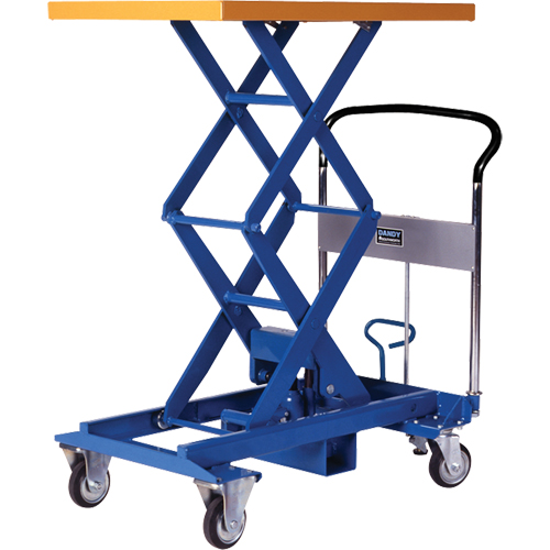 Dandy Lift Scissor Lift Table, 34-4/5" L x 23-3/5" W, Steel, 770 lbs. Capacity Oxymax Inc