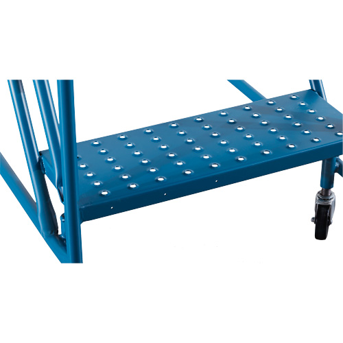 CSA-Certified Rolling Step Ladder with Locking Step, 8 Steps, 30" Step Width, 72" Platform Height, Steel Oxymax Inc