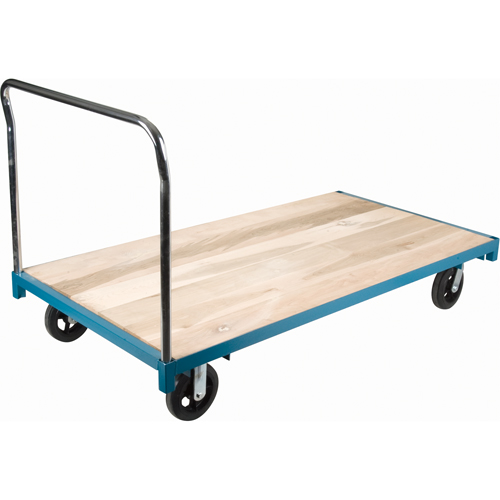 Heavy-Duty Platform Truck, 72" L x 36" W, 2000 lbs. Capacity, Rubber Casters Oxymax Inc