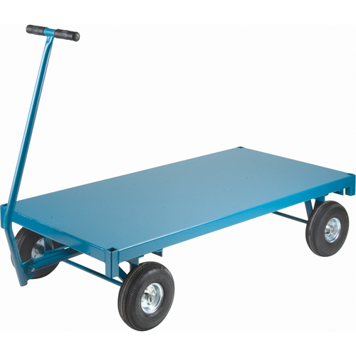 Platform Trucks - Ergonomic Platform Wagon Trucks, 30" W x 60" L, 1000 lbs. Capacity Oxymax Inc