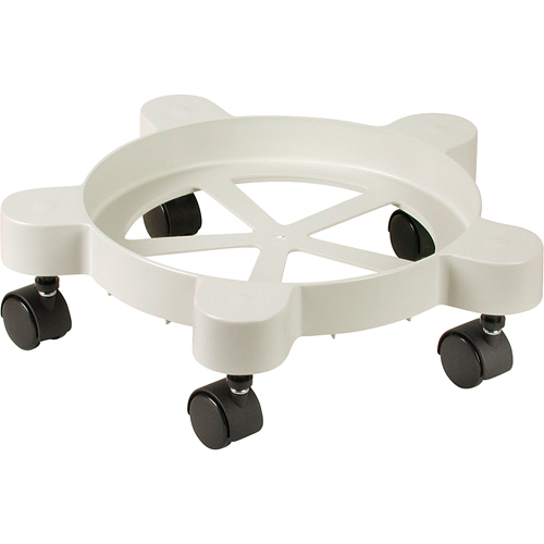 Lil'Dolly Pail Dollies, Plastic, 75 lbs. Capacity, 11" Diameter, Plastic Casters Oxymax Inc