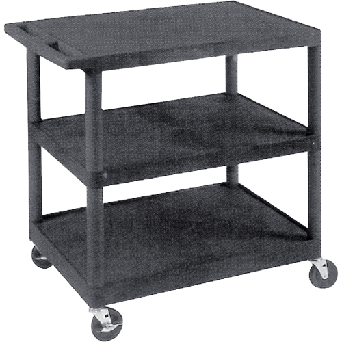 Chariot utilitaire, 3 tiers, 18" x 34" x 24", Capacit&eacute; 400 lb Oxymax Inc