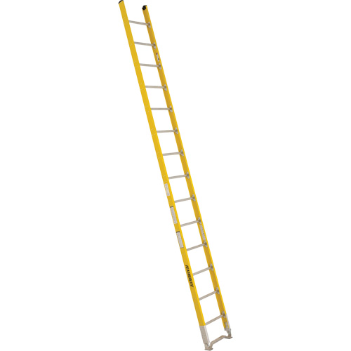 Single Section Straight Ladder - 6100 Series, 14', Fibreglass, 375 lbs., CSA Grade 1AA Oxymax Inc