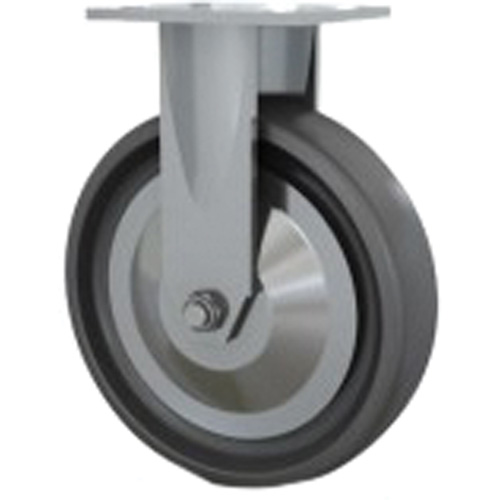 Roulette robuste, Fixe, 8" (203,2 mm), Elastom&egrave;re dur, 1000 lb (453,6 kg) Oxymax Inc