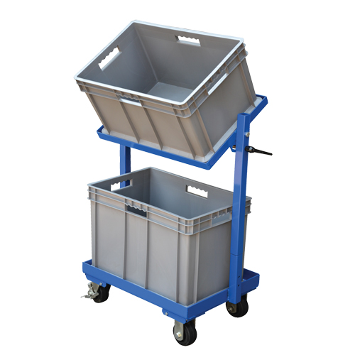 Chariot &agrave; cueillette, Acier, 30-11/16" la x 19-1/4" p, 2 tablettes, Capacit&eacute; 200 lb Oxymax Inc