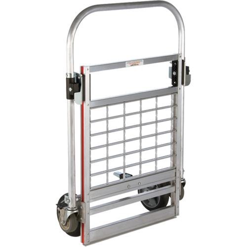 Chariot &agrave; plateforme repliable &agrave; quatre roues, Aluminium, 750 lb, 31" lo x 23-1/4" la, Hauteur 39" Oxymax Inc