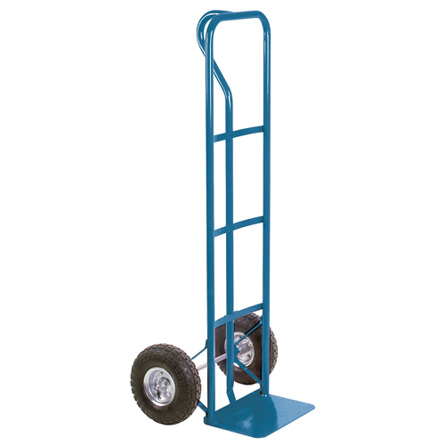 All-Welded Hand Truck, P-Handle Handle, Steel, 51" Height, 600 lbs. Capacity Oxymax Inc