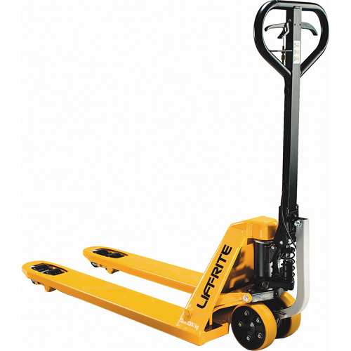 Power-Start Technology Pallet Trucks, Steel, 48" L x 27" W, 5000 lbs. Capacity Oxymax Inc