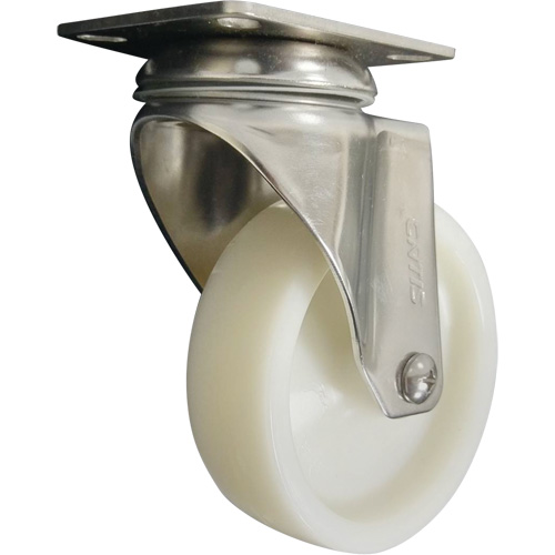 Caster, Swivel, 4" (101.6 mm), Nylon, 200 lbs. (91 kg.) Oxymax Inc