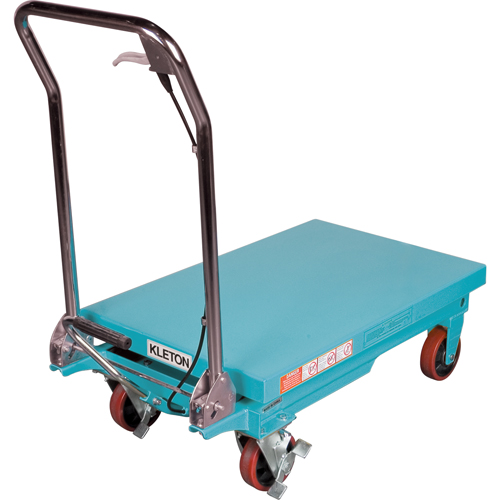 Heavy-Duty Hydraulic Scissor Lift Table, 32" L x 19-3/4" W, Steel, 660 lbs. Capacity Oxymax Inc