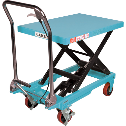 Heavy-Duty Hydraulic Scissor Lift Table, 32" L x 19-3/4" W, Steel, 660 lbs. Capacity Oxymax Inc