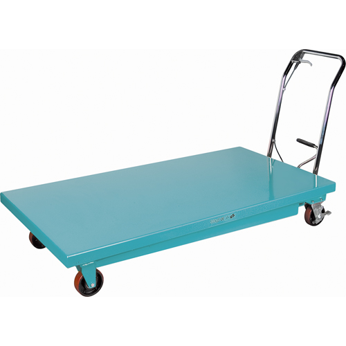 Heavy-Duty Hydraulic Scissor Lift Table, 63" L x 31-7/8" W, Steel, 1100 lbs. Capacity Oxymax Inc