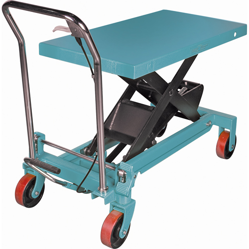 Table &eacute;l&eacute;vatrice robuste &agrave; ciseaux hydraulique, 39-3/8" lo x 20-1/8" la, Acier, Capacit&eacute; 1650 lb Oxymax Inc
