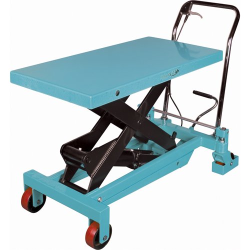 Heavy-Duty Hydraulic Scissor Lift Table, 40" L x 20-1/8" W, Steel, 2200 lbs. Capacity Oxymax Inc
