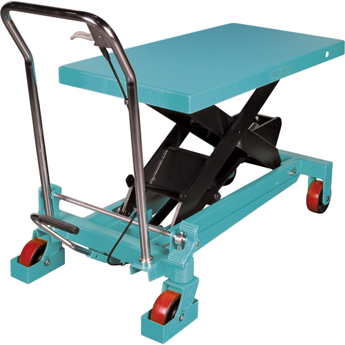 Heavy-Duty Hydraulic Scissor Lift Table, 40" L x 20-1/8" W, Steel, 2200 lbs. Capacity Oxymax Inc