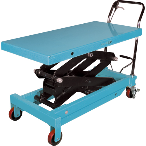 Heavy-Duty Hydraulic Scissor Lift Table, 48" L x 24" W, Steel, 1545 lbs. Capacity Oxymax Inc