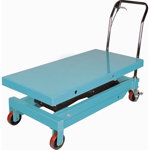 Heavy-Duty Hydraulic Scissor Lift Table, 48" L x 24" W, Steel, 1545 lbs. Capacity Oxymax Inc
