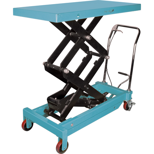 Heavy-Duty Hydraulic Scissor Lift Table, 48" L x 24" W, Steel, 1545 lbs. Capacity Oxymax Inc