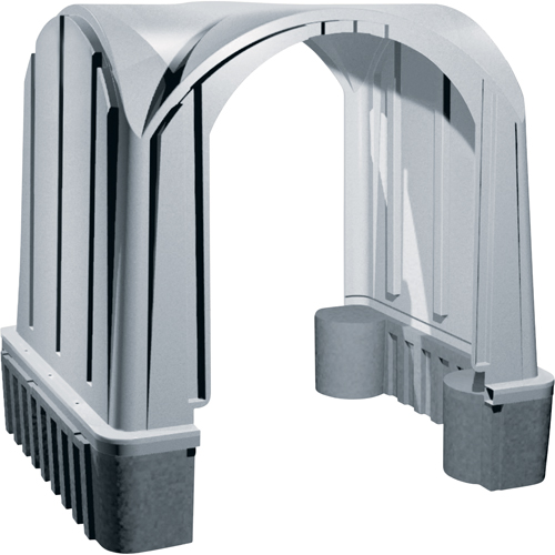 Outdoor Poly Shelters, 2 Walls, 7' L x 6' W x 7' H Oxymax Inc