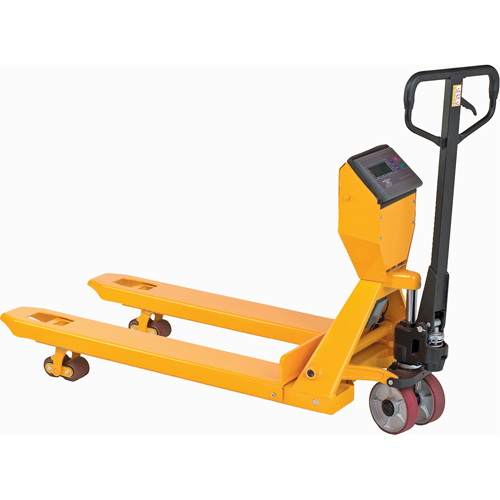 Transpalette avec balance num&eacute;rique, 27,5" lo x 27,5" la, Capacit&eacute; de 5000 lb Oxymax Inc