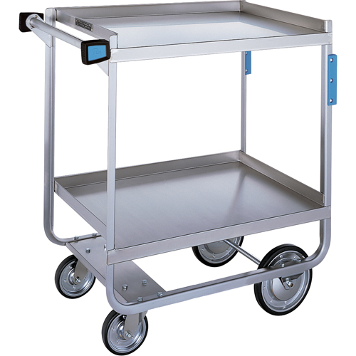 Heavy-Duty U Frame Carts, 2 Tiers, 19-3/8" W x 34-1/2" H x 32-5/8" D, 700 lbs. Capacity Oxymax Inc