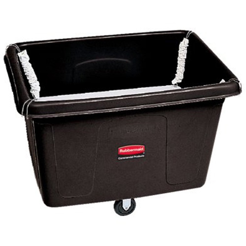 Chariot conteneur avec plateforme sur ressorts, Poly&eacute;thyl&egrave;ne, 44-1/16" lo x 31" la x 32-1/2" h, Volume 14 pi³, Capacit&eacute; 500 lb Oxymax Inc