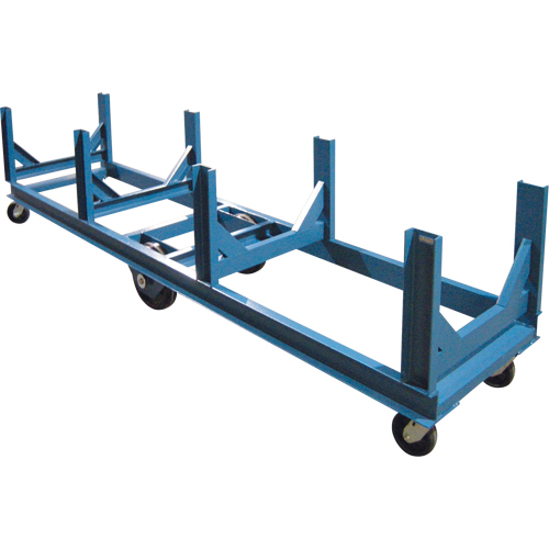 Bar Cradle Truck, 120" L x 28" W x 29" H, 5000 lbs. Capacity, Phenolic Wheels Oxymax Inc