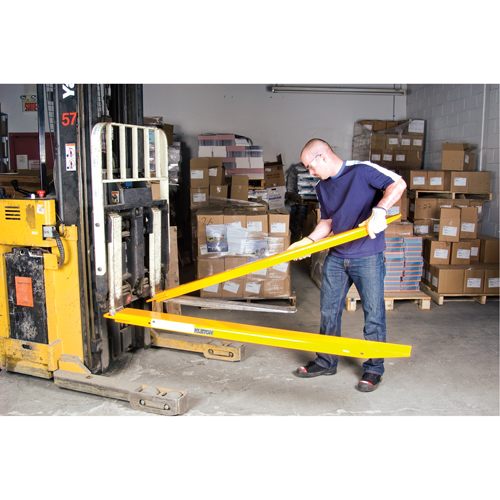 Rallonges de fourches, 72" l x 5" la, Pour des largeurs de fourches 4" Oxymax Inc