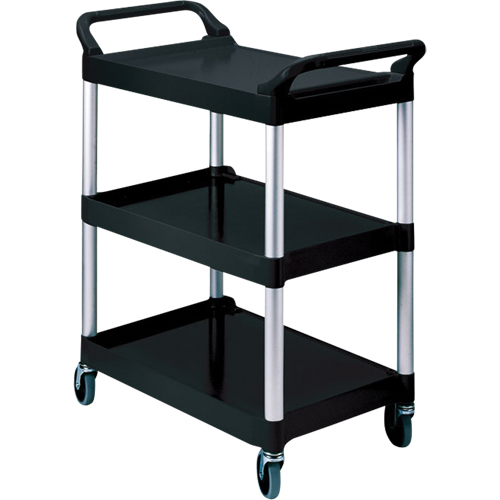 Chariot de service, 3 tiers, 19" x 38" x 34", Capacit&eacute; 200 lb Oxymax Inc