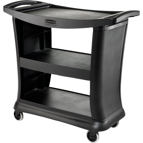 Chariot de service de direction, 3 tiers, 20" x 38" x 39", Capacit&eacute; 300 lb Oxymax Inc