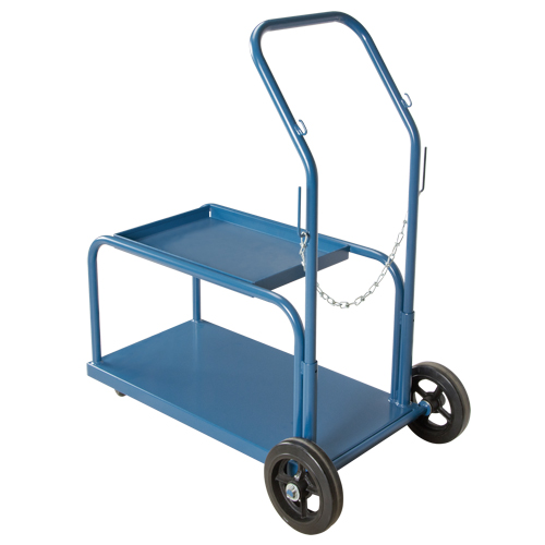 Mini-MIG Welding Cart, Rubber Wheels, 18" W x 36" L Base, 1000 lbs. Oxymax Inc