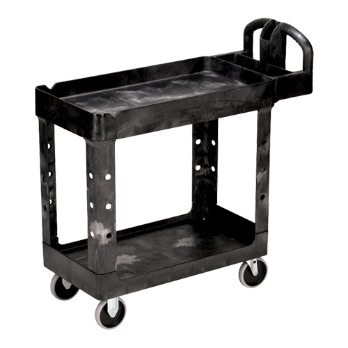 Chariot utilitaire robuste - 4500-88, 2 tiers, 17-1/8" x 33-1/4" x 39", Capacit&eacute; 500 lb Oxymax Inc