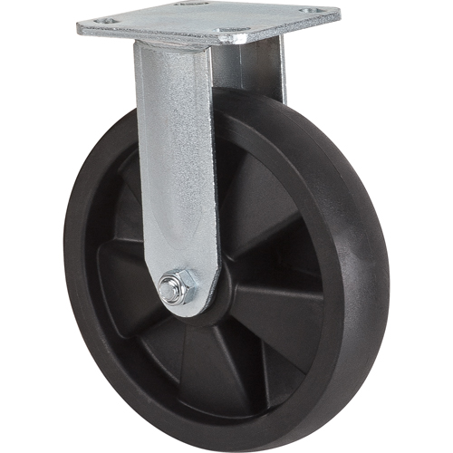 Roulettes haute temp&eacute;rature, Fixe, 8" (203,2 mm), Nylon, 1000 lb (453 kg) Oxymax Inc