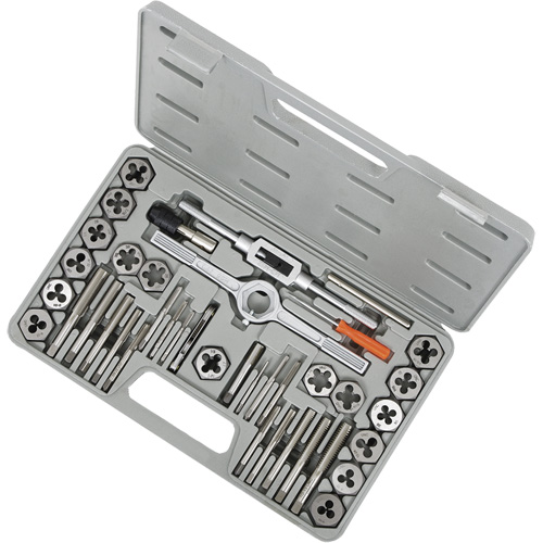 TD40H SAE HSS Tap & Alloy Die Set, 40 Pieces Oxymax Inc