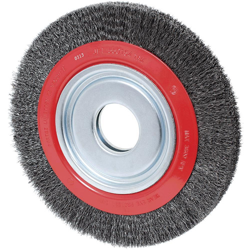 101H-3M Crimped Wire Wheel, 10" Dia., 0.014" Fill, 2" Arbor Oxymax Inc