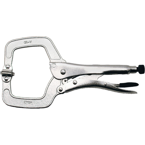Super Heavy-Duty Locking C-Clamp with Swivel Pad, 11" (279 mm) Capacity Oxymax Inc