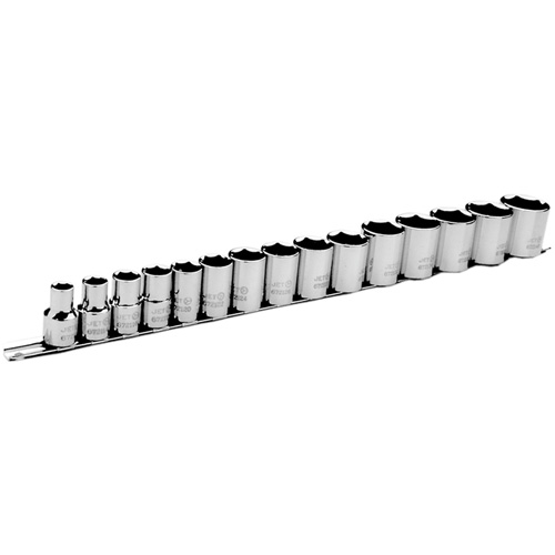 SS1215-6 6-Point SAE Socket Set, 15 Pcs, Impact, 1/2" Drive Size Oxymax Inc
