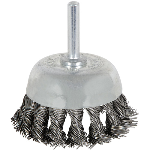 8046 Shaft Mounted Knot Twisted Cup Brush, 1-1/8" Dia. Oxymax Inc