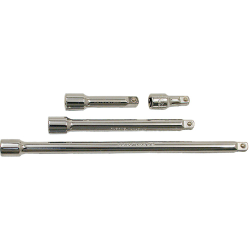 Extension Bar Set, 3/8" Drive, Chrome Finish, 4 Pcs Oxymax Inc