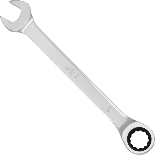 Cl&eacute; mixte &agrave; cliquet &agrave; motif long non r&eacute;versible, 9 mm, Fini Chrome Oxymax Inc